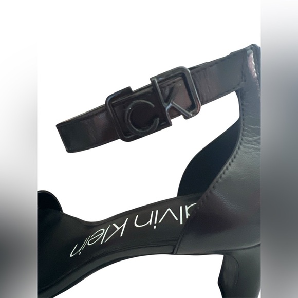 Calvin Klein Black Heeled Shoes Elegant Design - Picture 5 of 10